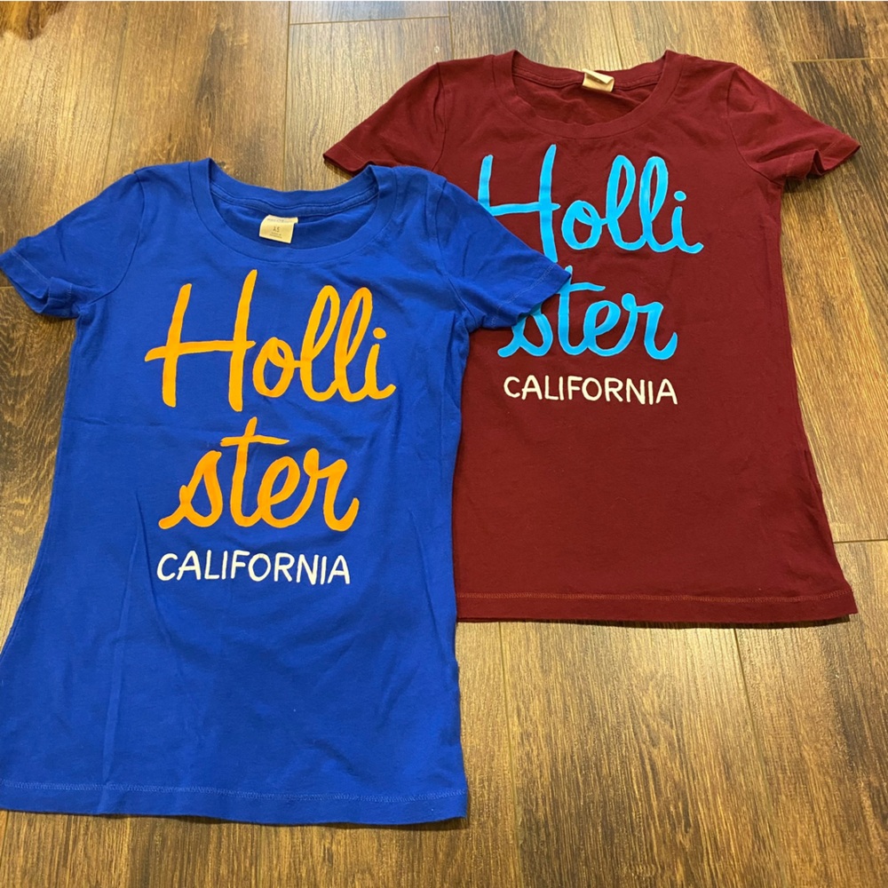 X2 Hollister tee shirts logo